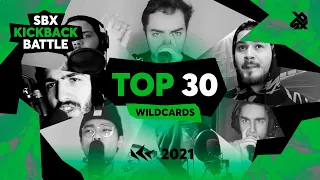 TOP 30 WILDCARD RANKING ANNOUNCEMENT (9TH - 30TH) | SBX KICKBACK BATTLE 2021