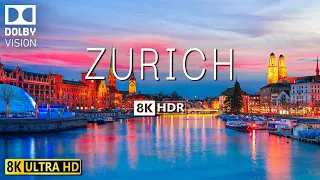 ZURICH VIDEO 8K HDR 60fps DOLBY VISION WITH SOFT PIANO MUSIC