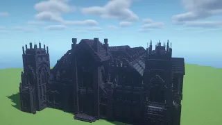 Massive Gothic cathedral timelapse (4 hour build)