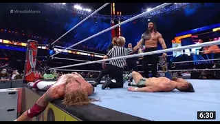 WWE WrestleMania 2021 - Roman reigns Vs Edge Vs Daniel Bryan Match | Highlights | WrestleMania 37