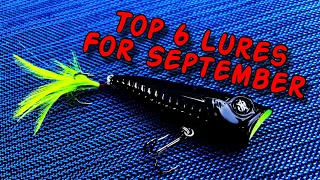 6 Lures For September That Are SURE To Catch You Bass