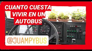 cuanto cuesta vivir en un AUTOBUS.