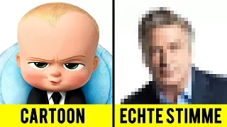 7 Cartoon Figuren und ihre Sprecher AUFGEDECKT!