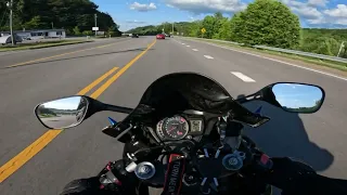 First Time On A Stretched GSXR