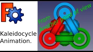 FreeCAD: Part Design and Assembly4: Animation: Kaleidocycle from another  point of view.