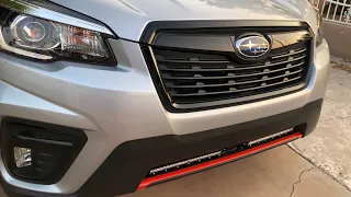 12,000 lumens under $50-Subaru Forester LED light bar install