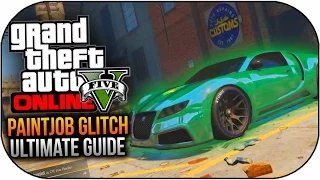 GTA 5 Online - Ultimate Paintjob Glitch Guide! - All Colour Glitches Online (GTA 5 Online)