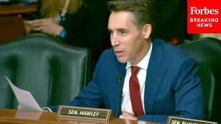 Hawley: 'Bombshell' Whistleblower Allegations Say That CIA Team Was Paid To Suppress COVID-19 Origin