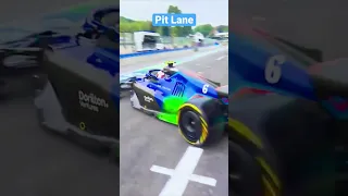 Pit lane incident in FP1 #verstappen #latifi #pitlane #incident #nearmiss #belgium #f1