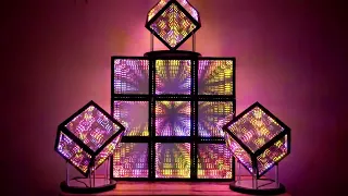 The HyperCube10 LED infinity cube by Hyperspace Lighting