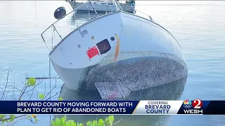 Brevard County moves forward with costly, complex plan to remove abandoned boats from waterways