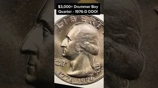 This $3,000+ Drummer Boy Quarter Isn't Well Known - The 1976-D Doubled Die Obverse!