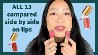 ALL 13 shades Lisa Eldridge lipglosses compared
