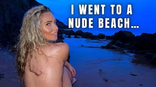 I Went To A NUDE Beach! | Solo Female Van Life