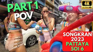 Pattaya Soi 6: Wild and Wet Songkran Festival Thailand 2023 (Part 1)