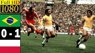 Brazil 0-1 Poland world cup 1974 (Third-place) | Full highlight | 1080p HD | Grzegorz Lato