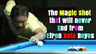 The Magic Shot that will never end from Efren Bata Reyes