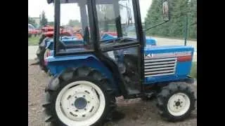 Mini traktorek Iseki TU 1700 z kabiną. www.traktorki.waw.pl