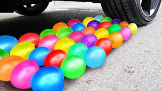 Crushing Crunchy & Soft Things by Car! - EXPERIMENT: JELLY GLOVE vs CAR vs FOOD