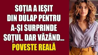 Soția a ieșit din dulap pentru a-și surprinde soțul. Dar văzând...