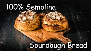 100% Semolina Sourdough Bread