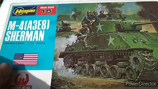 Hasegawa M4 (A3 E8) Sherman 1 72 Scale Plastic Kit Review Fury Build