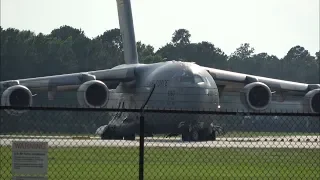 C-17 Globemaster III Takeoff Charleston International Airport