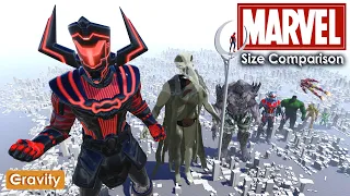 Marvel Size Comparison