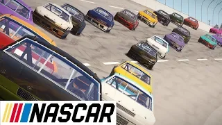 NASCAR Crashes on Talladega + more! | 90's NASCAR mod - The Sound Of Thunder | Wreckfest