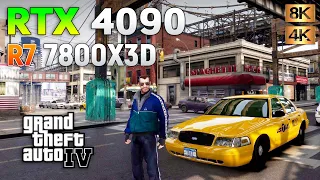 GTA IV - RTX 4090 + Ryzen 7 7800X3D l 4K & 8K