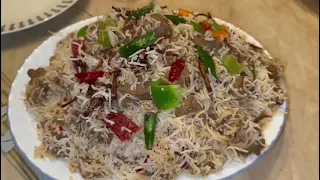 Quick and easy lamb roast tikka biryani