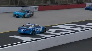 FULL STAGE 1 FINISH KYLE BUSCH IN REVERSE - 2024 FOOD CITY 500 NASCAR CUP SERIES AT BRISTOL