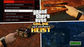 Guide Repérage Cayo Perico Point d'infiltrations, Pinces, Grappin, Tenues | Astuce GTA 5 Online