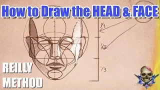 How to Draw the HEAD and FACE - REILLY METHOD - Art Tutorial