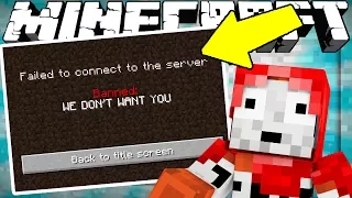 I GOT BANNED ON MY OWN SERVER... | Minecraft