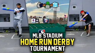 Home Run Derby, but each round is a new MLB stadium!