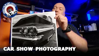 Classic Cars on Black & White Film. My Compositions and Prints