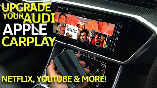 How To: Upgrade Your Audi Apple CarPlay - Watch Netflix, YouTube & More!