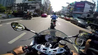 BMW S1000rr city riding in Bangkok (Part 1)