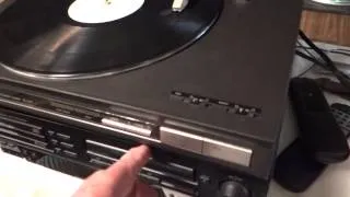 Demo of Technics SL-L25 linear tracking turntable