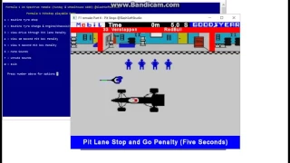 C++ SFML ZX Spectrum F1 2016 Remake Part 6 - Pit Stop Playable Demo