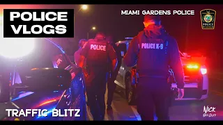 POLICE VLOGS: Traffic Blitz ( Miami Gardens Police Department)