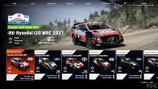 WRC 10 FIA World Rally Championship - All Cars | List (PC UHD) [4K60FPS]