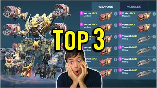 War Robots TOP 3 Most Fun Builds