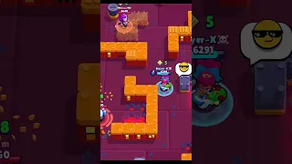 Brawl stars : 2 VS 1, Shelly : No Problem 👉😎 #shorts