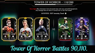 Tower Of Horror Bosses Battles 90,110 Fights + Rewards | Mk Mobile