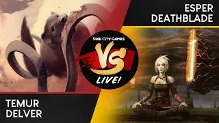 VS Live! | Temur Delver VS Esper Deathblade | Legacy-Throwback | Match 1