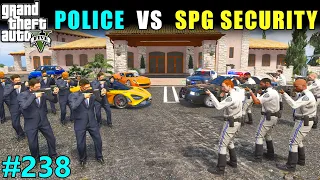 Police Vs Spg Security Legal Fight | Gta V Gameplay
