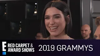 Dua Lipa Can't Stop Crying at 2019 Grammy Awards | E! Red Carpet & Award Shows