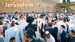 JERUSALEM. Passover "PRIESTLY BLESSING" at Western Wall